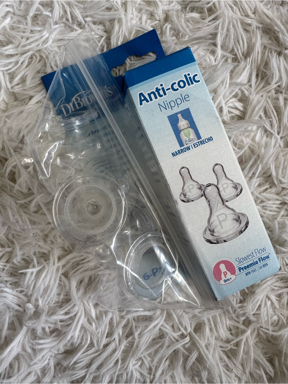 Anti-colic Nipple Replacement - Clear Slow Flow by Dr. Brown's